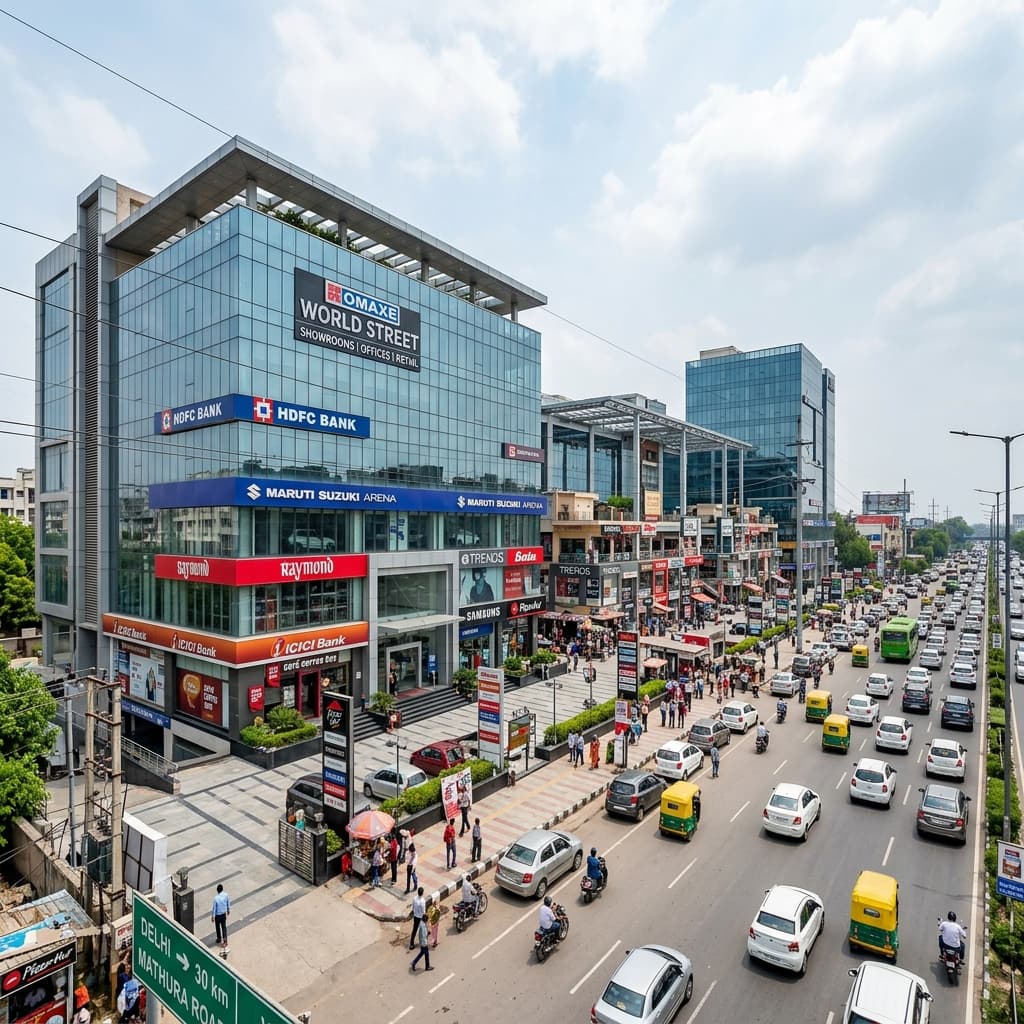 Mathura Road & World Street