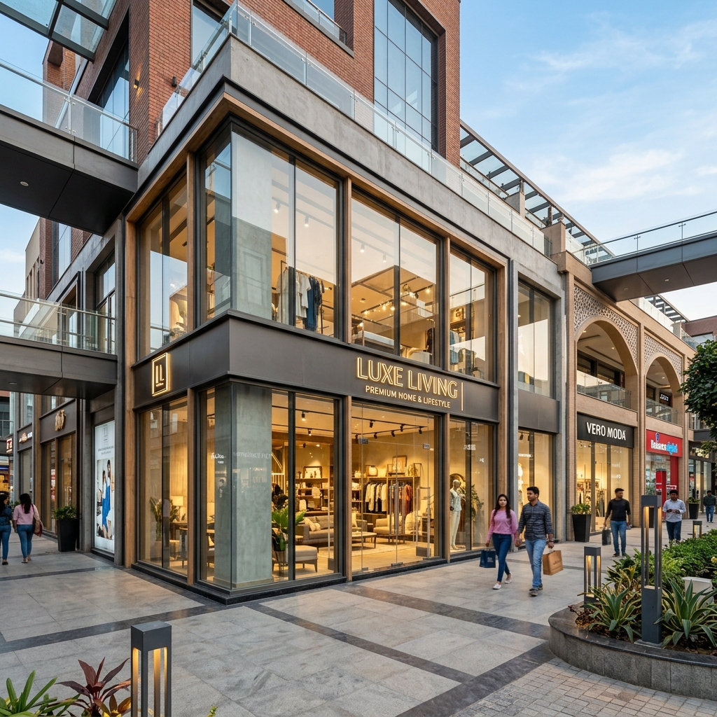 Ground Floor Retail Shop in Omaxe World Street